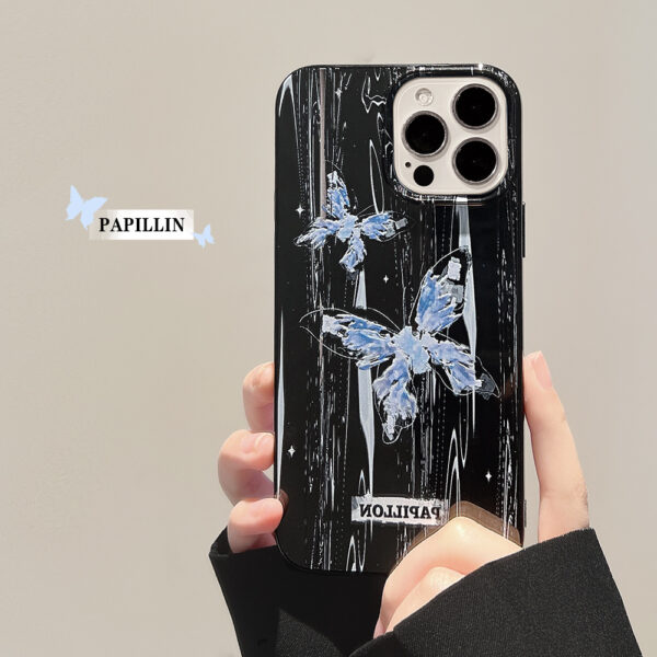 Apple iPhone 13 Series TPU Schmetterling Handyhülle Mode iPhone 13 Pro – Bild 2