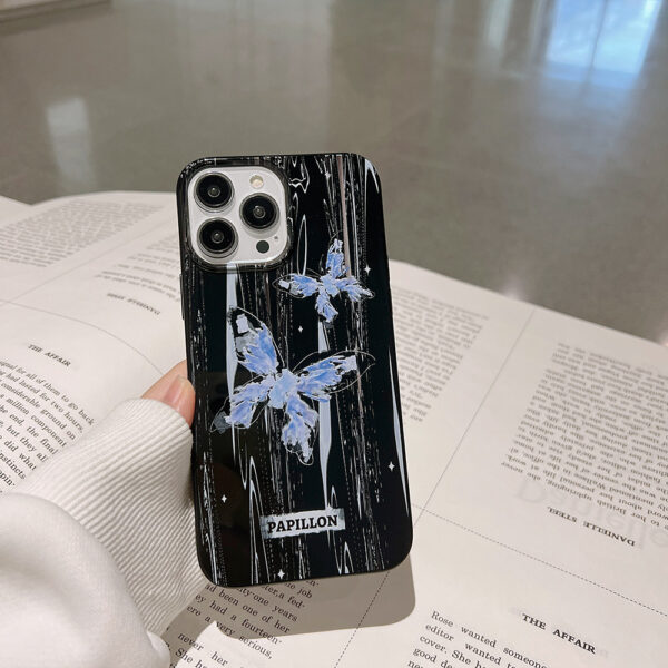 Apple iPhone 13 Series TPU Schmetterling Handyhülle Mode iPhone 13 Pro – Bild 3