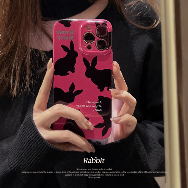 Apple iPhone 14 Series Kaninchen iPhone 14 Pro Max Mode Handyhülle Plastik – Bild 6