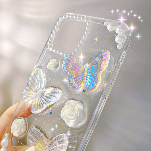 Apple iPhone 12 Series Mode TPU iPhone 12 mini Schmetterling Handyhülle – Bild 3