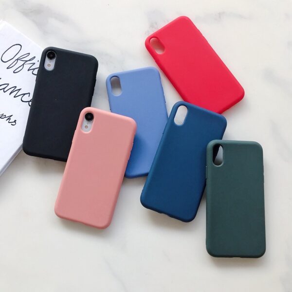 Apple iPhone X Series Handyhülle Einfach iPhone Xr TPU Einfarbig – Bild 3